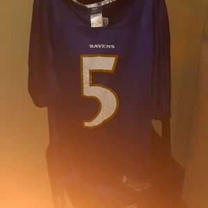 NFL EQUIPMENT JOE FLACCO BALTIMORE RAVENS JERSEY NRMINT CONDITION
